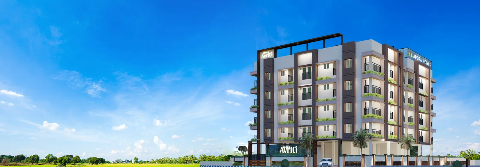2 and-3 BHK Premium Apartment in Thrissur