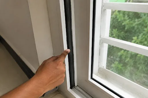 Check Windows and Doors for Gaps