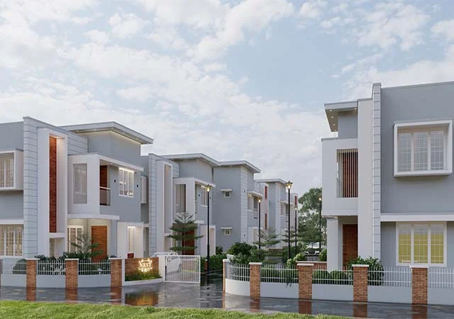 3 BHK villas in thrissur