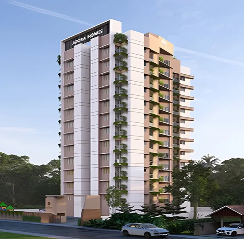 Adora Accent 2 and 3 BHK luxury apartments in Ayyanthole Thrissur